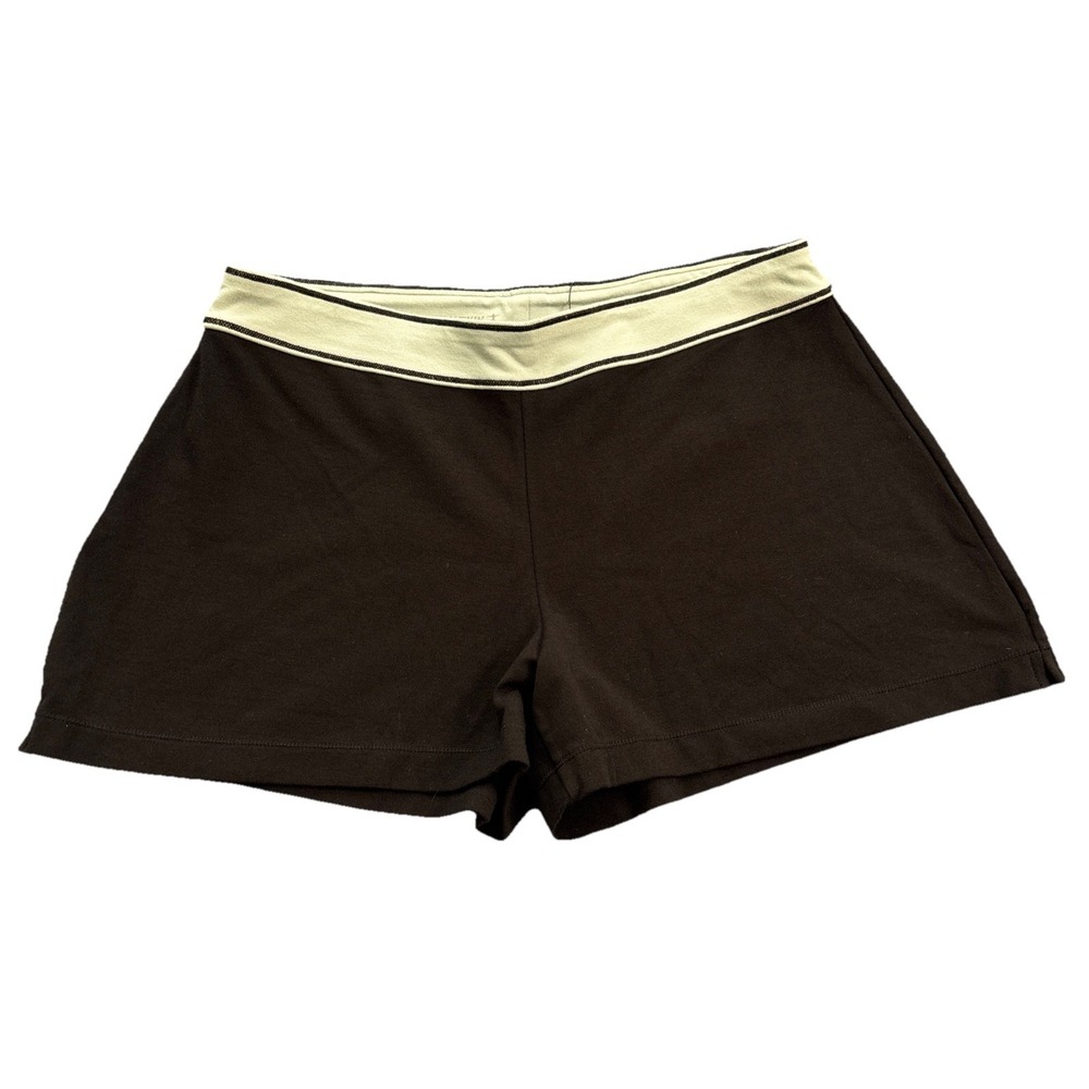 Danskin In Motion Shorts Women's Black Mist New Active Lycra 1357 Large